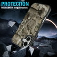 thumbnail image 4 of Nakedcellphone Stealth Series for Apple iPhone 16 Phone Case, Compatible with MagSafe - Bush Camouflage, 4 of 5