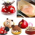 thumbnail image 2 of 6-Hole Semi-Sphere Silicone Mold 4-Pack Purple, Flexible Food-Grade Baking Mold for Chocolate Bombs, Dome Mousse, Pudding, Jelly, DIY Candy, Oven & Dishwasher Safe, 2 of 7