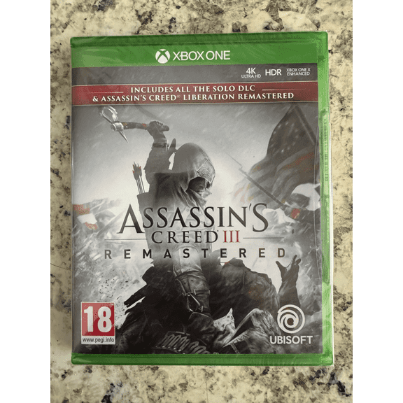 Assassins Creed III Remastered with Liberation Xbox One Brand New Factory Sealed