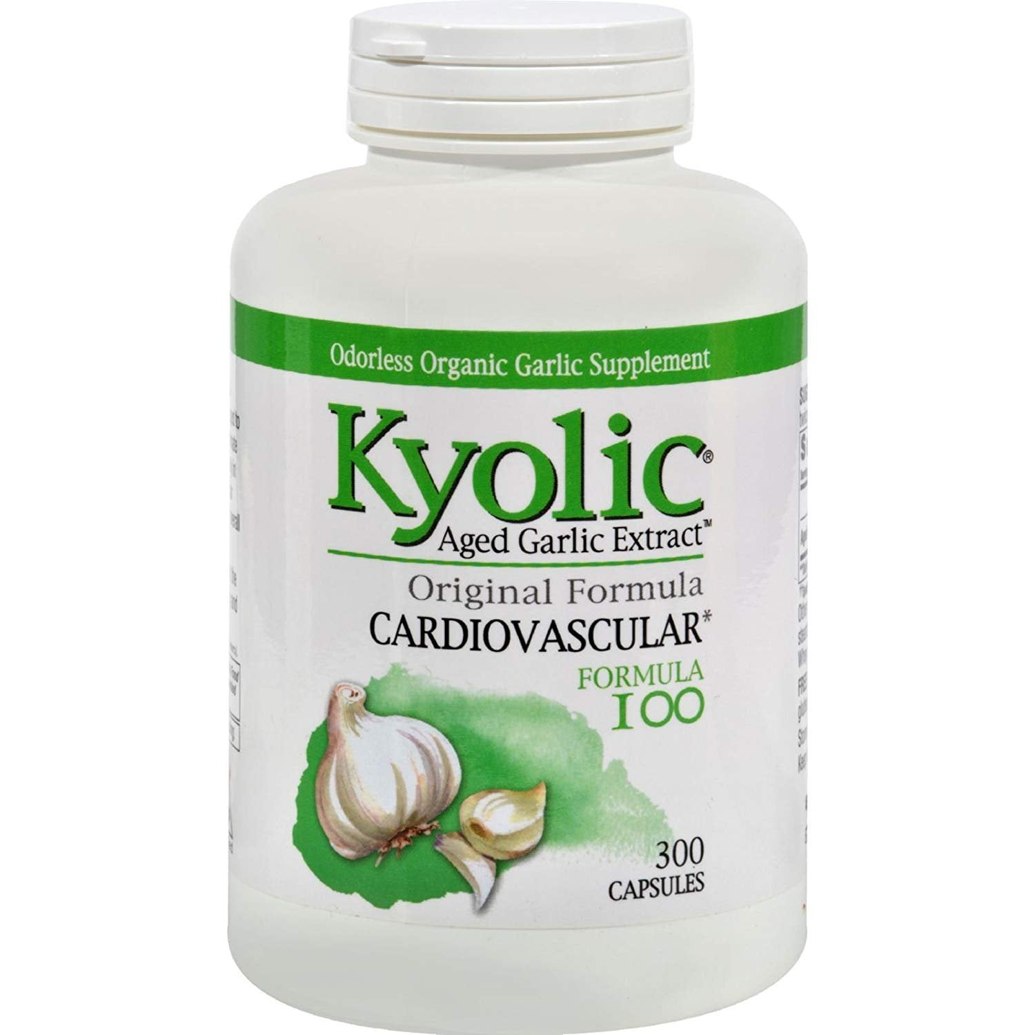 Kyolic Garlic Formula 100 Original Cardiovascular Formula (300 Capsules