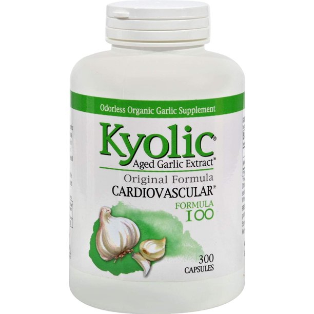Kyolic Garlic Formula 100 Original Cardiovascular Formula (300 Capsules
