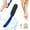 Blue, variant on Veinsgrain Foot File, Nano Glass Callus Remover, Veins Grain Foot Scrubber, Washable One-Piece Design, Hard Skin & Dead Skin Remover, Long Handle Pedicure Tool for Smooth Feet (Blue)