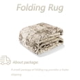 thumbnail image 4 of BERTHMEER 6'x9' Large Brown Abstract Area Rugs for Living Room Bedroom Dining Room Office Farmhouse Modern Contamporary Distressed Stain Resistant Throw Rugs Washable Non-slip, 4 of 4