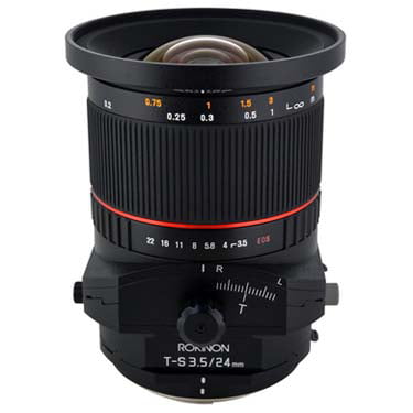 Rokinon TSL24M-C 24mm f/3.5 Tilt Shift Fixed Lens for (Best Canon Tilt Shift Lens)