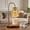 Champagne Pearl, variant on Candle Warmer Lamp with Timer and Dimmer for Jar Candles, Height Adjustable, Includes 2x50W Bulbs, Vintage Style