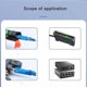 thumbnail image 2 of SC to LC Fiber Optic Hybrid Adapter Simplex Single Mode Optical Connector, 2 of 5