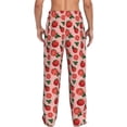 thumbnail image 3 of Daiia Tomatoes Men's Sleep Pant with Pockets and Drawstring,Pajama Pants-X-Large, 3 of 9