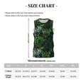 thumbnail image 4 of Honeii Lush Foliage Green Plant print basktball shirt for men and women, Unisex basketball jersey for Theme party-Large, 4 of 6