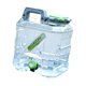 thumbnail image 3 of Contenedor de Agua con Grifo Recipiente Portátil de Almacenamiento Cubo con Asa Ergonómica Bidón Reutilizable Multifunción Adecuado para Lavado de Man 10 litros, 3 of 8