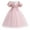 Pink, variant on Girls Dress Christmas Gift Flower Girl Dress Short Sleeves Lace Dress Girls Lace Party Dresses Wedding Dress Save Big