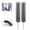 Gray 2 Pcs, variant on Borikise Bendable Microfiber Head fan cleaner brush with washable design for ceiling fans, car vents and home curtains