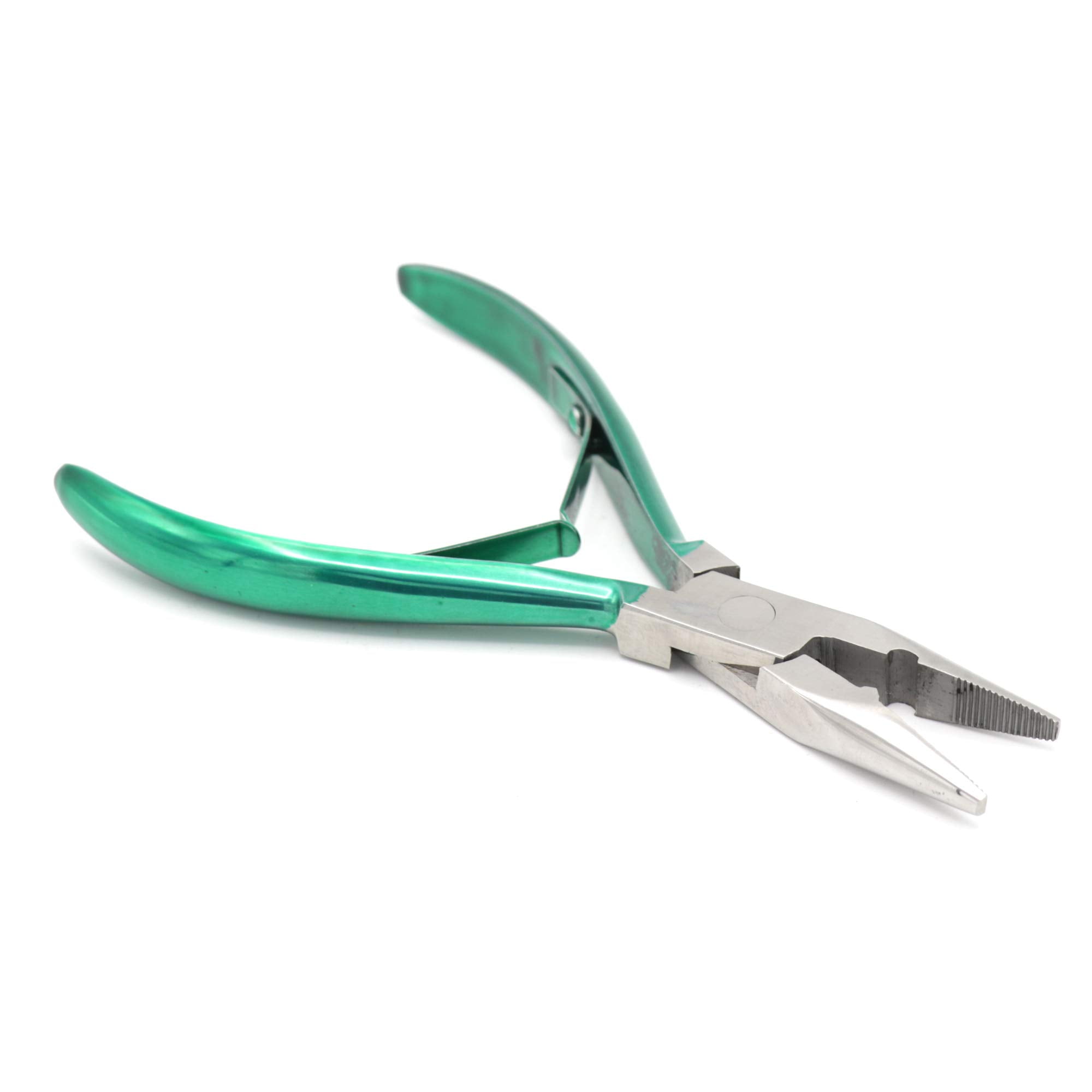 Professional Hair Extension & Beading Tool Kit Plier Set for beads (4 Piece) Micro Ring (Green)…