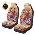 thumbnail image 3 of Uorisanigo Car Seat Covers, Front Seat Covers for Cars 2pcs, Soft Driver Seats Cover Protection Universal Fit for Sedan SUV Pick-up Truck Van, 3 of 7