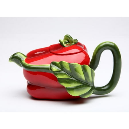 

Cosmos Gifts Red Pepper 0.44-qt. Teapot