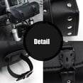 thumbnail image 3 of TFixolMotorcycle Tools Bag Retro Barrel Shape Motorcycle Front Bag Black Waterproof Saddlebags Motorcycle Riding Bag, 3 of 7