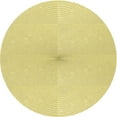 thumbnail image 1 of Ahgly Company Tapis Rond Lavable en Machine Intérieur Transitionnel Jaune Soleil, 8 Pieds Rond, 1 of 7