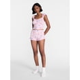thumbnail image 2 of No Boundaries Cap Sleeve Top and Shorts Sleep Set, 2-Piece, Women's XS-XXL, 2 of 5