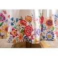 thumbnail image 2 of Maison d' Hermine Happy Florals - High Summer 100% Cotton Tablecloth for Kitchen Dining | Tabletop | Decoration | Parties | Weddings | Spring/Summer (Round, 63 Inch)., 2 of 5