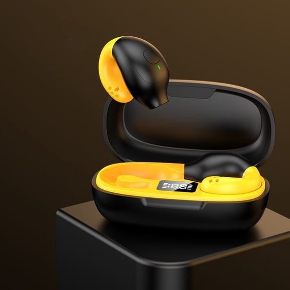 AZXY Earbuds Wireless Bluetooth,True Wireless Earbuds,Open Ear Clip Headphones for Sports,Open Ear Ear Buds Bone Conduction with Charging Case,Birthday Back To School Gifts