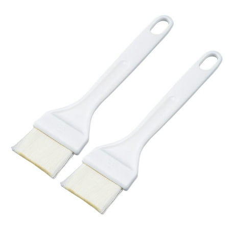 

Baking Brush 2Pcs Kitchen Baking Brush Barbecue Tool Cake Cream Brush Plastic Handle Oil Sauce Brush For Bbq Meat Cake Pastry