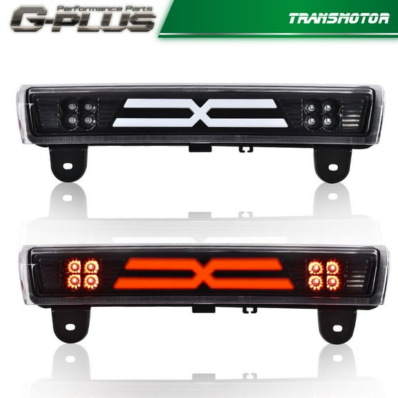 Fit For 00-06 Suburban Tahoe Yukon Black LED Third Brake Light Cargo Light -