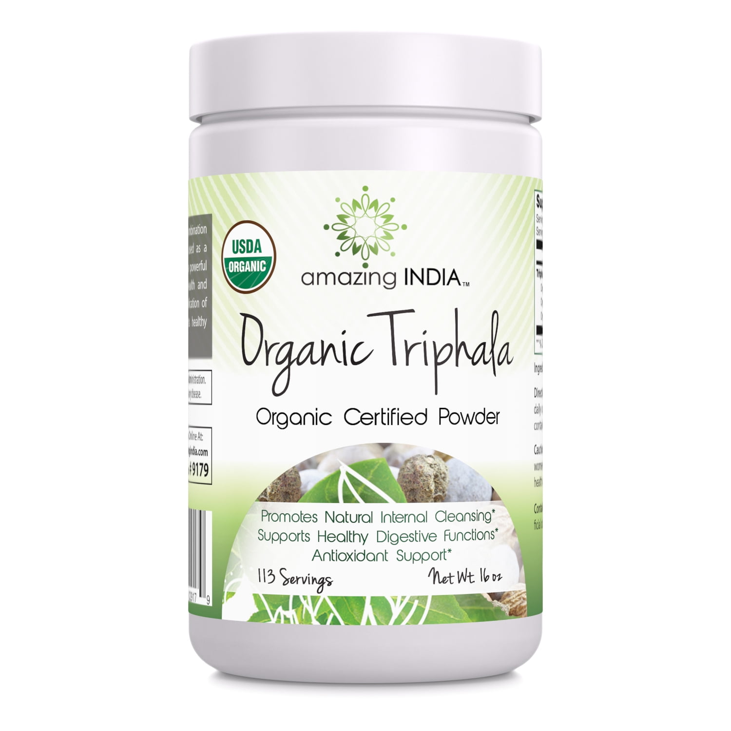 Amazing India Organic Triphala 16 Oz