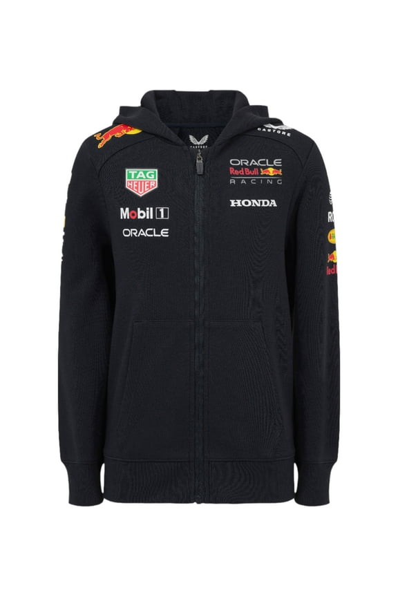 F1 Kid's 2025 Team Full Zip Hoodie- Youth Navy