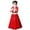 B, variant on Coerni Girls 𝐓ang Suit Dress Chinese Traditional New Year Red Suit A-Line Princess Dresses Floral Embroidery Warm Wedding Outfits