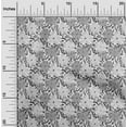 thumbnail image 2 of oneOone Silk Tabby Gray Fabric Asian Floral Sewing Fabric By The Yard Printed Diy Clothing Sewing Supplies 42 Inch Wide, 2 of 4