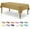 Gold, variant on Xukmct 2 Pcs Disposable Waterproof Plastic Tablecloth Rectangle Table Cover Decorative Table Cloths for Parties, Weddings, Indoors, Outdoors, 54" x 108"