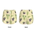 thumbnail image 5 of Lsque Green And Purple Grapes Printed Women's Running Shorts with Liner Pockets,Elastic Quick Dry Workout Athletic Gym Yoga Shorts,Womens High Waist Shorts-Medium, 5 of 9