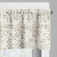 thumbnail image 3 of Ambesonne Summer Valance Pack of 2, Flowers Bouquet Blooms, 42"X18", Beige Umber Cream, 3 of 5
