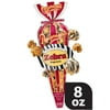 Popcornopolis Zebra 8 oz Cone, Caramel with Chocolatey Stripes Popcorn