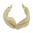 thumbnail image 4 of Unique Bargains 1 Pc Fashion Cross Wide Headbands for Women Champagne, 4 of 6