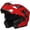 Bright Red, variant on ILM Motorcycle Dual Visor Flip up Modular Full Face Helmet DOT Model 902/902L