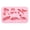 Pink, variant on Dinosaur and Leaf Silicone Mold with Six Cavities for Baking, Chocolate, Soap, and Ice Cubes, Heat Resistant and Easy to Clean