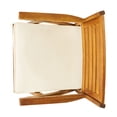 thumbnail image 5 of GDF Studio Manhattan 5-Piece 4-Seater Acacia Wood Dining Set, Teak Finish, 5 of 6
