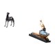 thumbnail image 5 of Estatua de perro de resina,Estatua de perro de resina con forma de animal,Escultura coleccionable para escritorio,decoración del hogar,estatua de bailarina de ballet,Estatua de bailarina de, 5 of 8