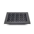 thumbnail image 6 of Cast Aluminum Floor Register with No Holes | Modern Design Heavy Duty Cast Aluminum Vent Covers | Air Vent Covers for Floors, Walls & Ceiling | Size 6" X 10" VR-100 | Brown, 6 of 9