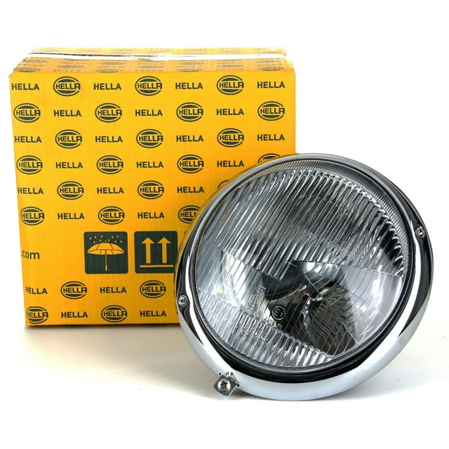 Faro Hella Vw Sedan Vocho Clasico Oval 60s Completo Original