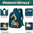 thumbnail image 4 of Mochila LOIDOU para niños pequeños de 15 pulgadas con bolsa de almuerzo de 3 a 8 años, 4 of 8