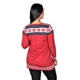 thumbnail image 3 of RWB Womens Round Neck Pullover Sweater Red Medium, 3 of 3