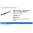 thumbnail image 2 of Right Trunk Strut - Compatible with 2009 - 2010 BMW 528i xDrive, 2 of 2