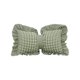 thumbnail image 2 of Cojín de lazo de cuadros de poliéster para sofá | Cojín desmontable lavable | 19,6x11,8 pulgadas | Soporte suave de cintura de pana | Acento decorativo para la oficina en casa | Rosa Negro Verde, 2 of 6