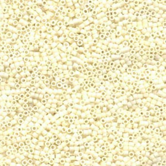 Matte Cream Miyuki Delica Beads 10/0 DBM0352-TB