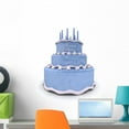thumbnail image 1 of Birthday Cake Wall Decal by Wallmonkeys Peel and Stick Graphic (24 in H x 24 in W) WM190578, 1 of 4
