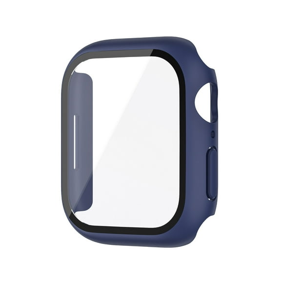 TFixol All-in-One Waterproof PC Protective Case for Apple Watch iWatch Series 41MM, Midnight Blue, Enhanced Touch Sensitivity & Direct Charging, 1PCS
