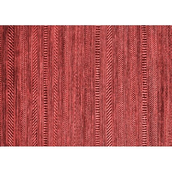Ahgly Company Indoor Rectangle Abstract Red Modern Area Rugs, 8' x 12'