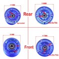 thumbnail image 4 of Applies to 1.60-17 Inch Front And Rear Aluminum Alloy Wheel Rims CNC Hub #428 Sprocket Brake Disc Plate 220MM/190MM, 4 of 6
