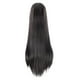 thumbnail image 2 of Fiudx Peluca Universal Cabello Lacio Largo y Negro para Hombres y Mujeres., 2 of 2
